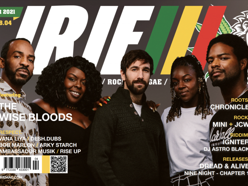 The Wise Bloods Hit April’s IRIE Cover